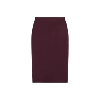 ZARA Casual Long Skirts Women's Dark Red