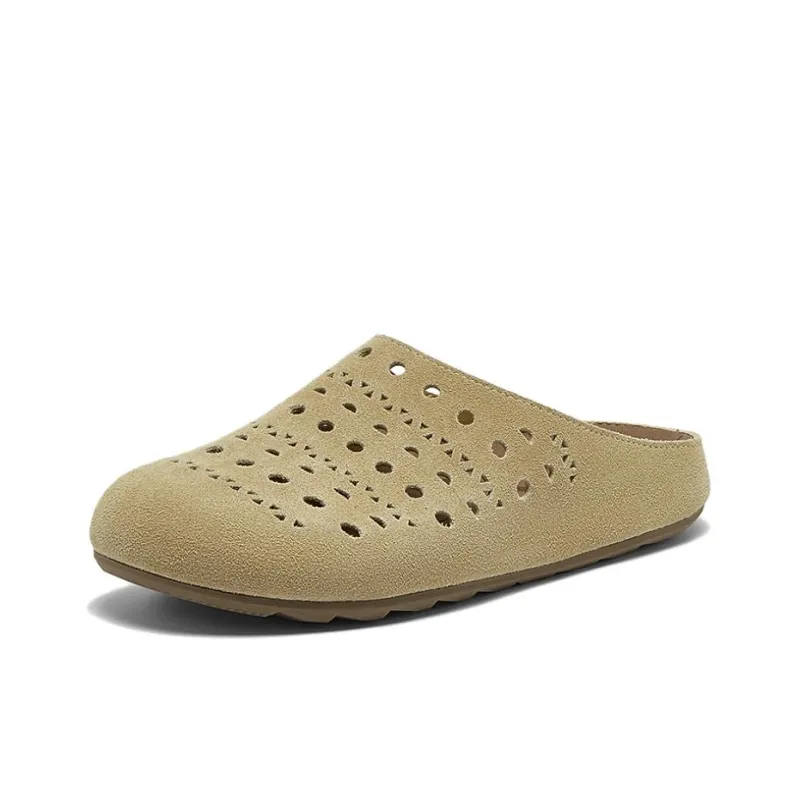 BASTO Rubber Sole Cut Out Quiet Closed Toe Slippers Women's-5