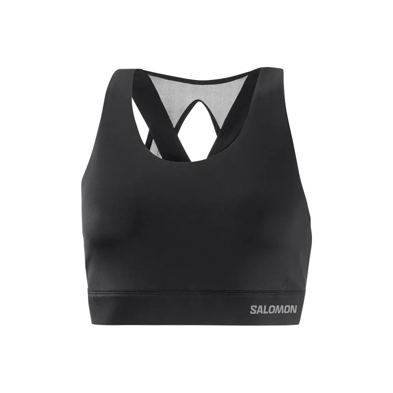 SALOMON CROSS RUN BRA W Sports Underwear Women's Pitch Black-0