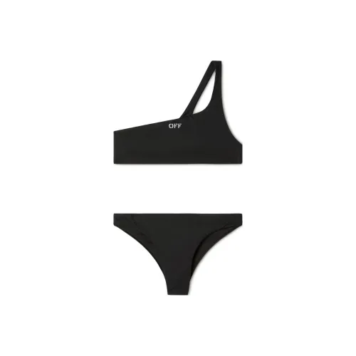 OFF WHITE Stamp One Shoulder Bikini