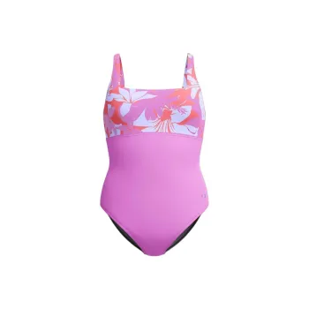 Speedo One piece Swimsuit Women's Pink Orange