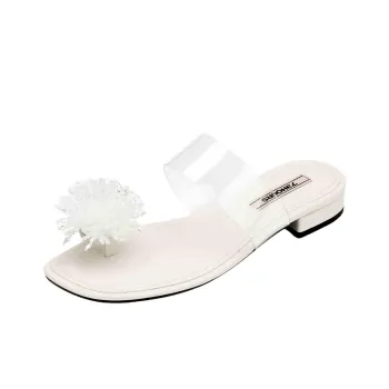 73Hours Rubber Sole Abrasion Resistant Slide Slippers Women's
