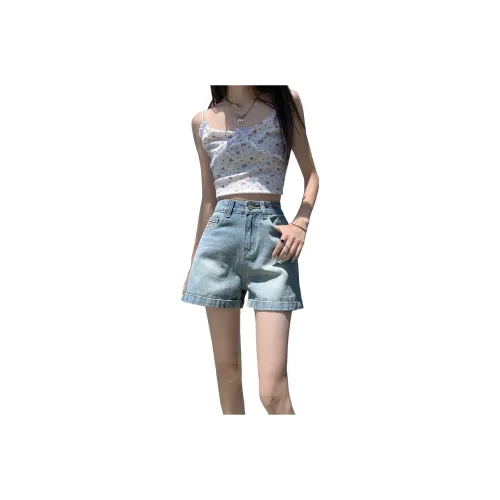 ZAZN Denim red Women's Vintage Blue