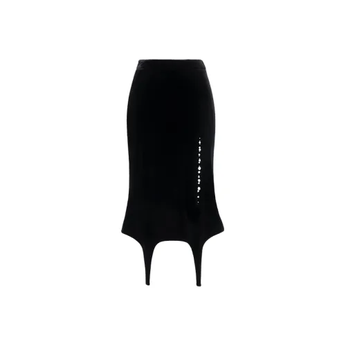AS DALIO Casual Long Skirt Women's Black