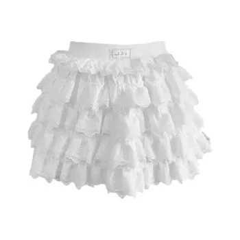 ABBY GODDESS Casual Short Skirts Women's White