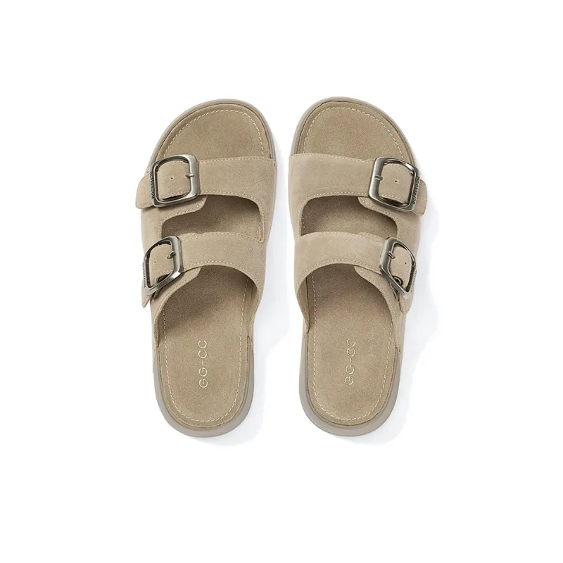 GG CC Slip Resistant Platform Slippers Women's-1