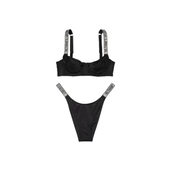 Victoria's Secret Swimsuit Set Women's Set Black