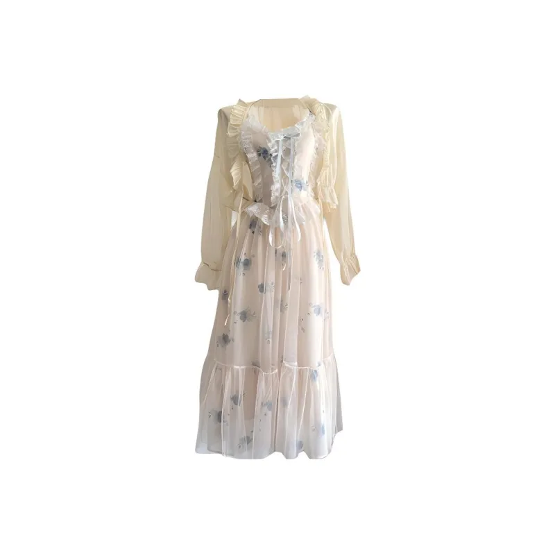 TURN UP Skirt Set Women's Light Yellow-0