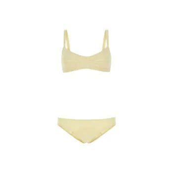 LISA MARIE FERNANDEZ Texture finish Bikini Set