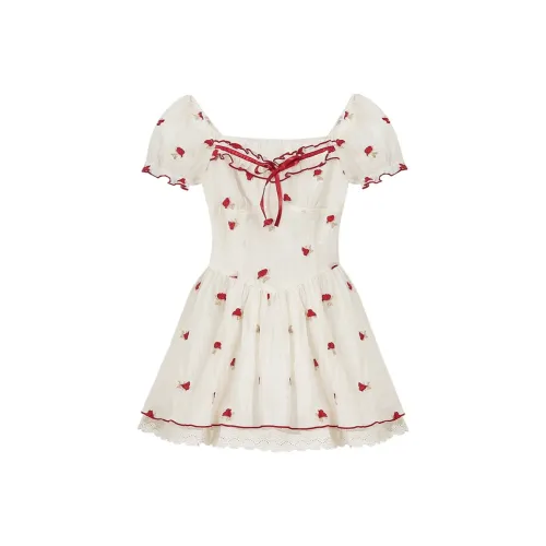 Peaches Peaches Short Sleeved Dress Women's