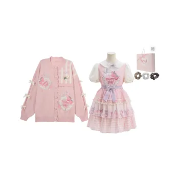 SNBL Skirt Set Women's Cardigan+Skirt