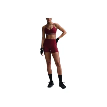 Nike Dri Fit One Fitted Cycling Pants Women's Red Team