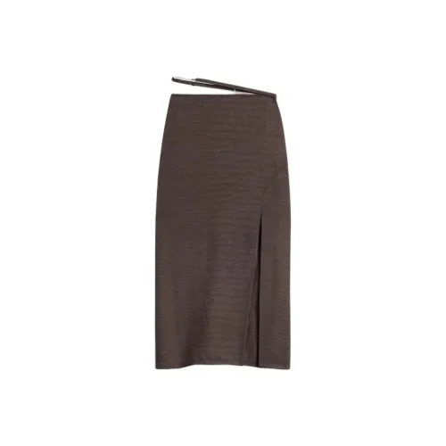 Jacquemus Notte High Waisted Midi Skirt