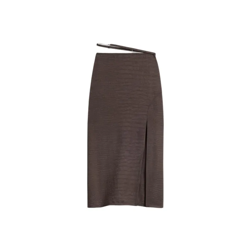Jacquemus Notte High Waisted Midi Skirt-0