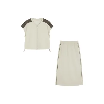 Mo Han Yi Mei Skirt Set Women's Light Green
