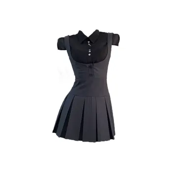 GLEE DIARY Skirt Set Women's Black
