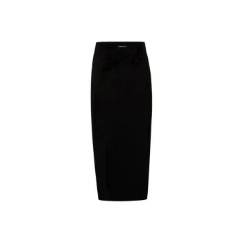 D'zzit Casual Long Skirt Women's Black