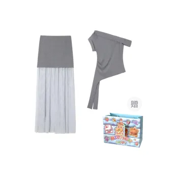 QUIET ANGEL Skirt Set Women's Gray