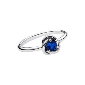 Pandora Artificial Crystal, Silver Rings Unisex Silver