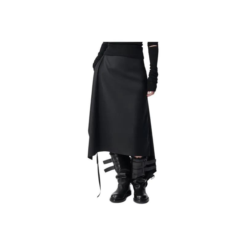 Ann Demeulemeester Ylva Midi Wrap Skirt-0