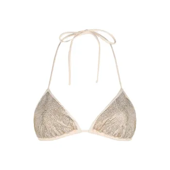 MC2 Saint Barth Annabelle Embellished Triangle Top