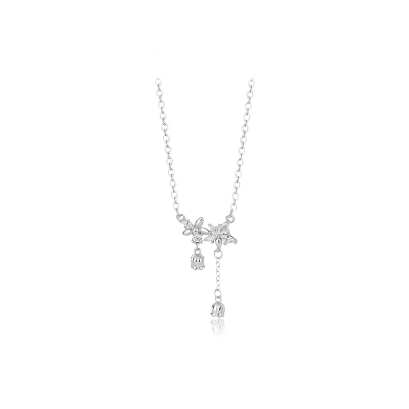 OSSINMI S999 Fine Silver Necklaces Women's-0