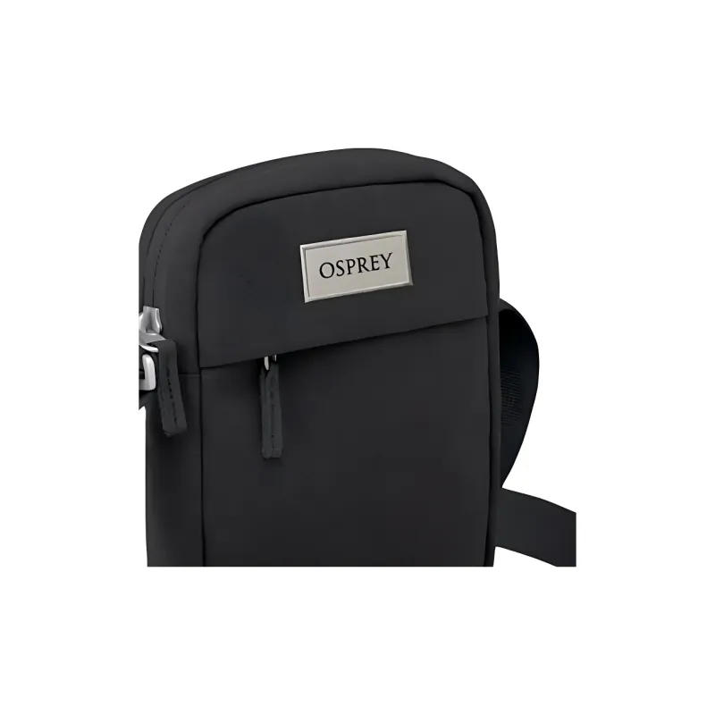 OSPREY Polyester Crossbody Bag, Shoulder Bag Small Size Unisex Black-1