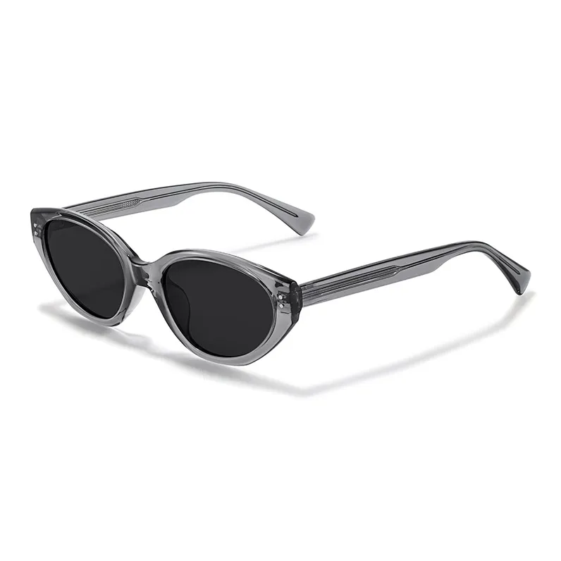 Sagawa TR/Memory Plastic Plate Frame Cat Eye Sunglasses Unisex-8