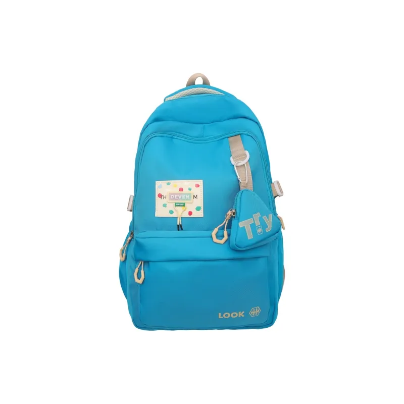 Parker Bear Nylon Backpack Unisex Multicolor-15