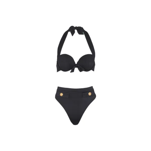 BALMAIN Embossed buttons Bikini