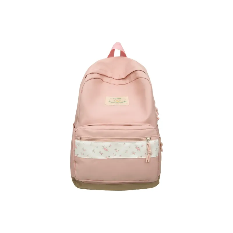 AIBAG Nylon Backpack Women's Black/Pink/Yellow/Green/Blue-7