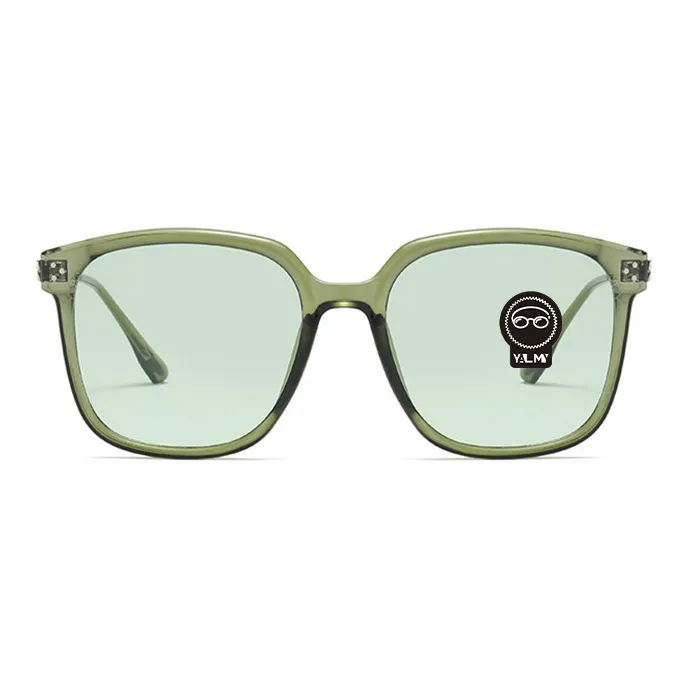 YALMY TR/Memory Plastic Square Sunglasses Unisex-7