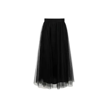 Zimmermann High waisted Tulle Midi Skirt
