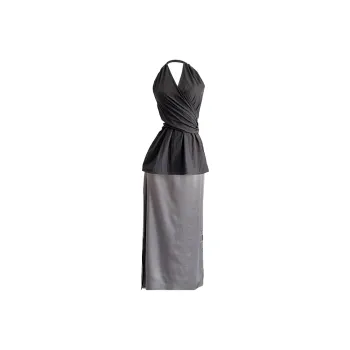 Icicofficial Skirt Set Women's Carbon Gray