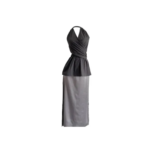 Icicofficial Skirt Set Women's Carbon Gray