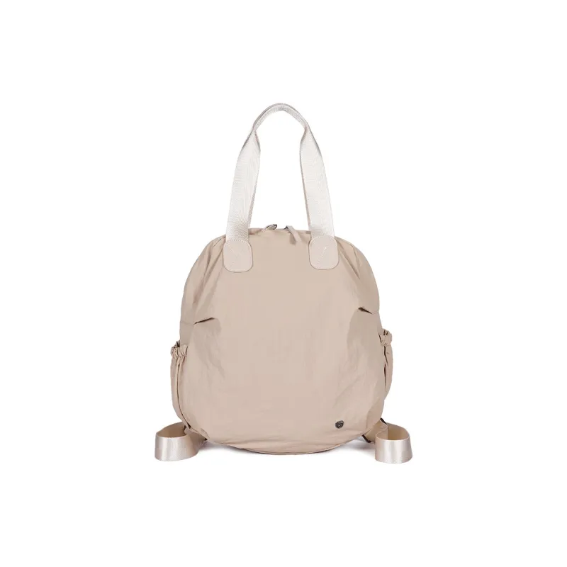 Dubaolu Fabric Backpack Large Size Women's Forest Green/Light Camel/Black-15