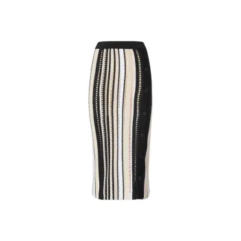 MISSONI Striped Midi Skirt