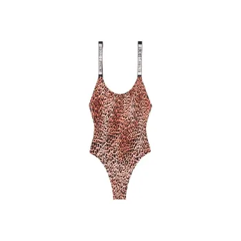 Victoria's Secret One piece Swimsuit Women's Leopard Print Diamond