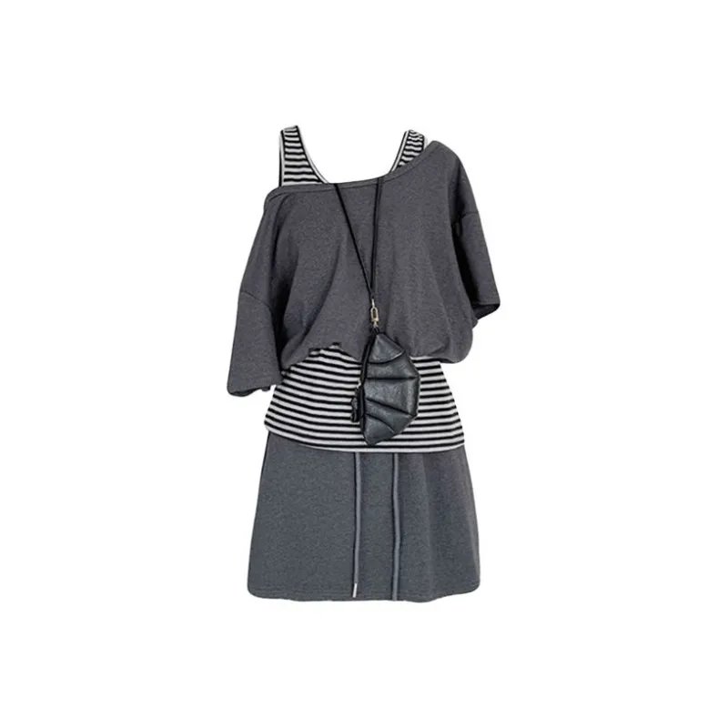 HUINIAN Two Piece Skirt Sets Women's-0