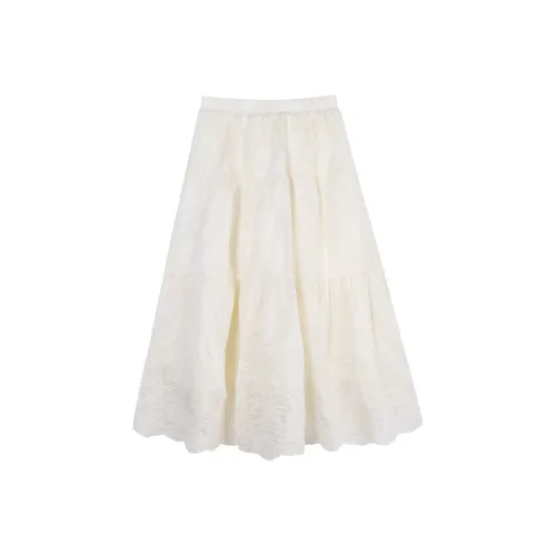 TUSHIFEI Casual Long Skirts Women's Image Color