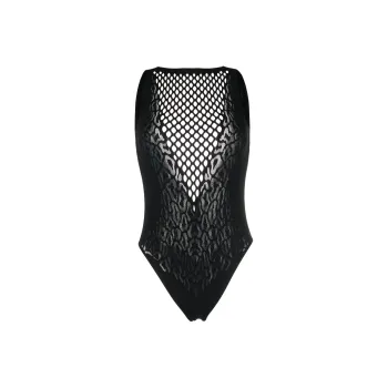 Roberto Cavalli Leopard print Open back Swimsuit