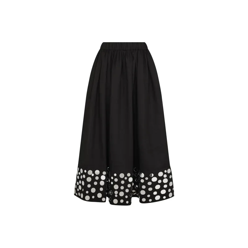 Zimmermann FW24 Casual Long Skirts Women's Black-0
