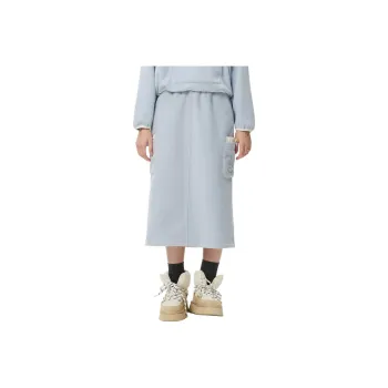 Teenie Weenie Casual Long Skirt Women's Light Blue