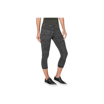 Lululemon Wunder Under Athletic Trousers Women's Black White