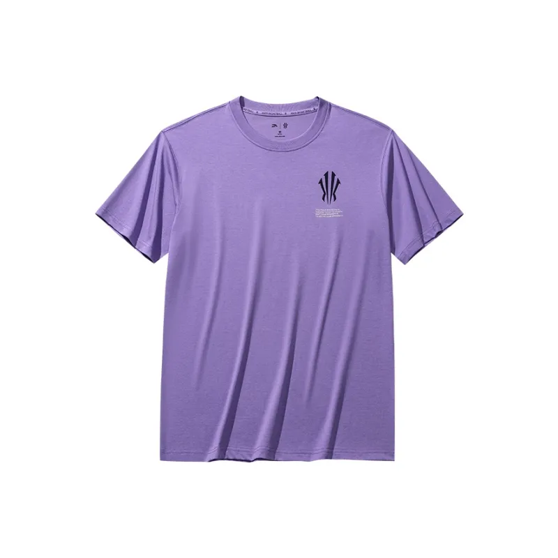 Anta Basketball Collection Irving Collection T Shirt Unisex Bellflower Purple-0