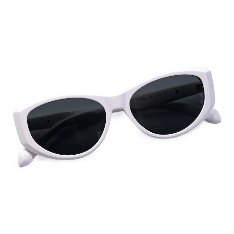 HELEN KELLER Plate Frame Cat Eye Sunglasses Unisex-4
