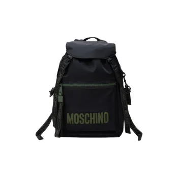 MOSCHINO Polyamide Backpack Men's Green