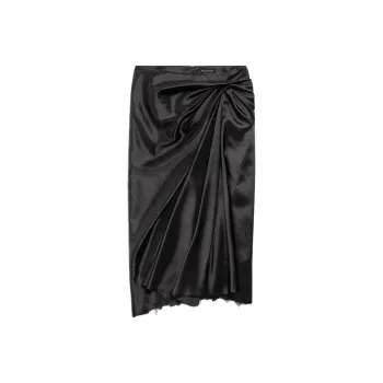 Balenciaga Satin Midi Dress