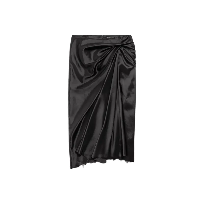 Balenciaga Satin Midi Dress-0
