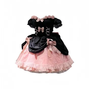 OUTDOORPRINCE Lolita Fashion Women's Black Pink